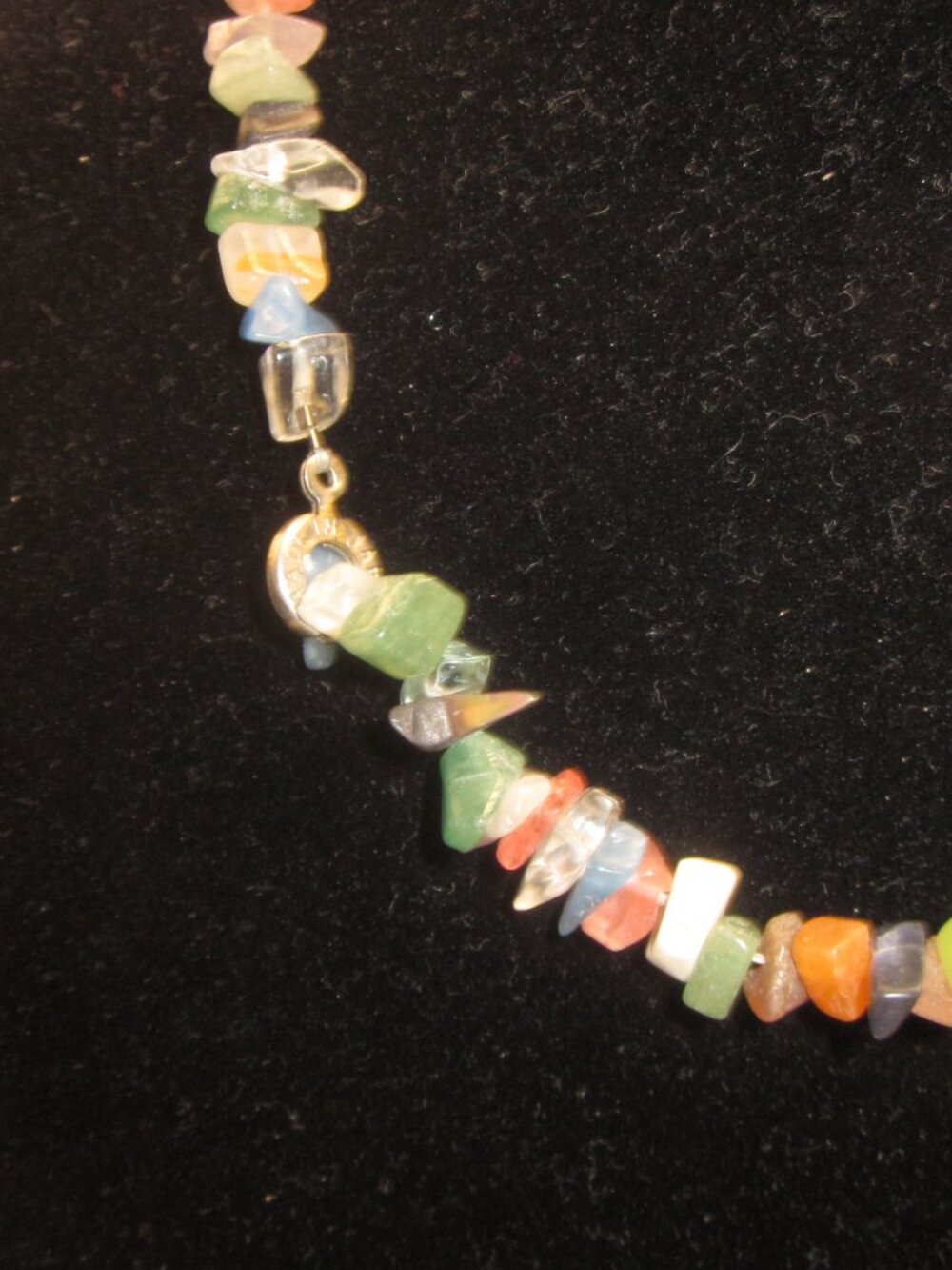 Japan Glass and Stone Boho Necklace - Picture 4 of 6